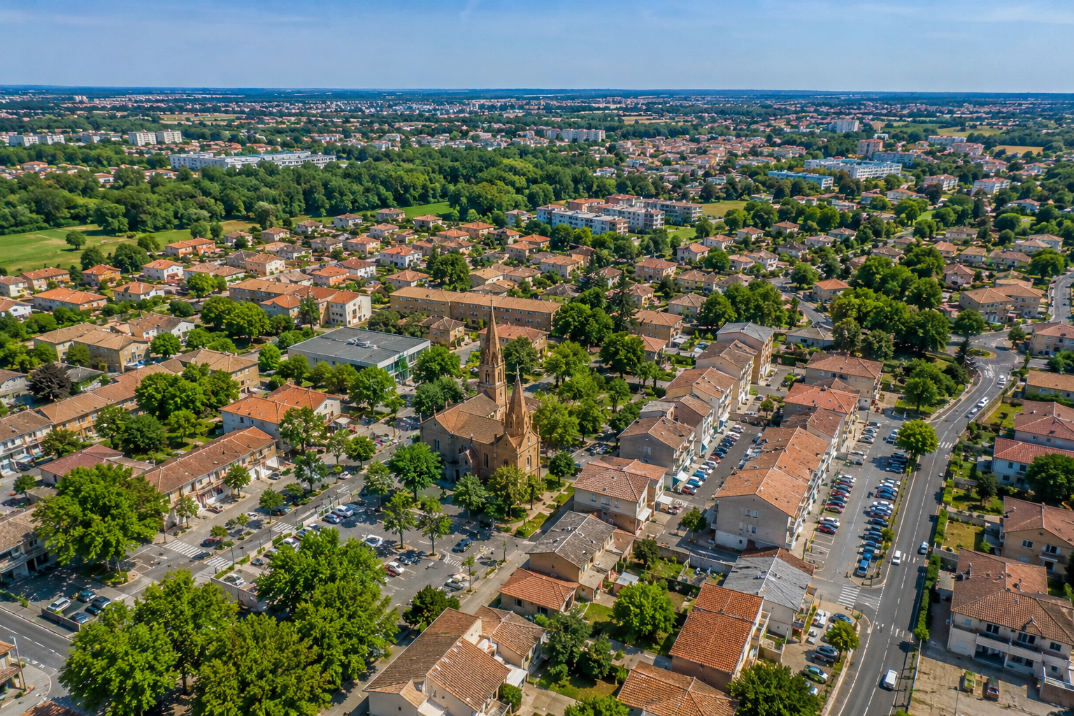 Vue de Cornebarrieu