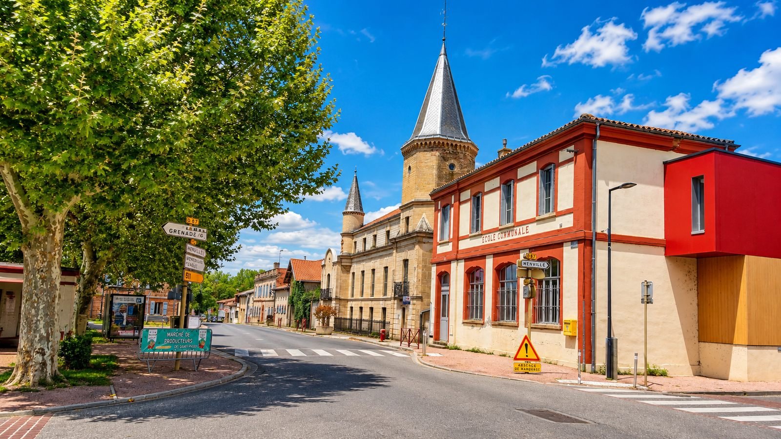 Vue de Saint-Paul-sur-Save